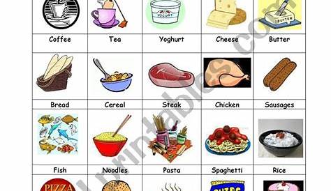 Food and drink - ESL worksheet by beta reis