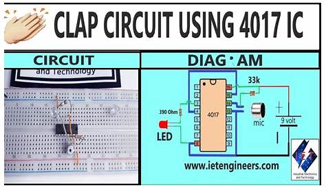 clap switch circuit diagram 4017