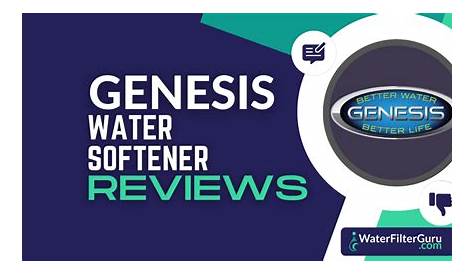 genesis water softener manual