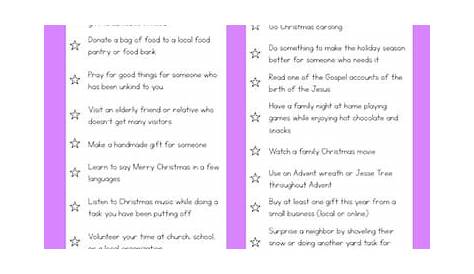 Celebrate Advent with Family: Free Advent Activities Printable