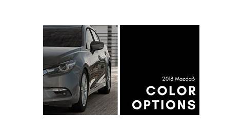 What color options are available for the 2018 Mazda3? – Seacoast Mazda Blog