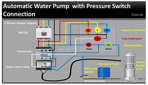 automatic water pump on/off circuit diagram