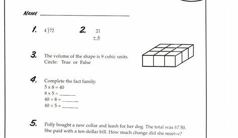 3rd grade Daily Math Minutes - Mrs. Faoro