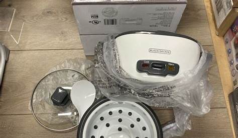 BLACK+DECKER RC506 6-Cup Rice Cooker - White for sale online | eBay