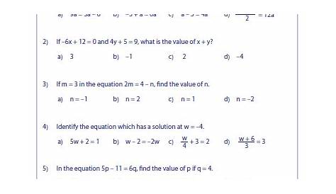 two-step equations worksheets pdf
