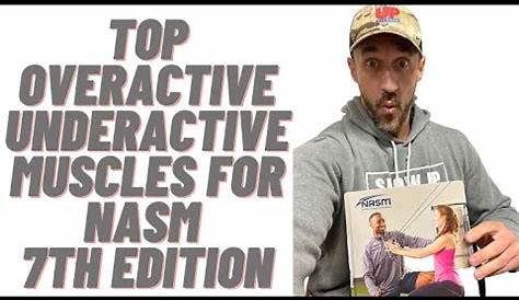 6 Overactive & Underactive muscles NASM 7th edition | Study Tips Study