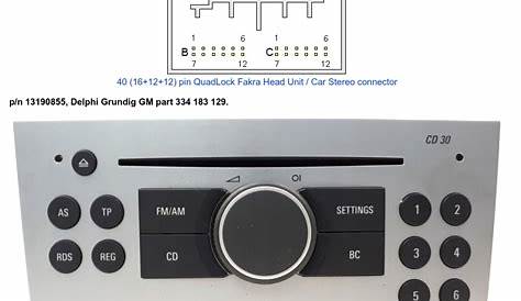 opel corsa b radio wiring diagram