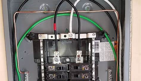 Electrical Wiring From Meter To Breaker Box / Backfeeding New Service