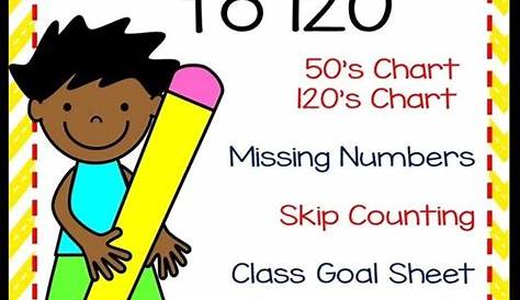 Counting to 120 | Math Worksheets | 120 number chart | tracing numbers