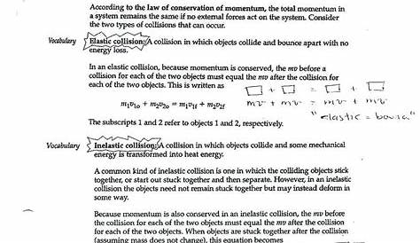 physical science worksheet conservation of energy #2