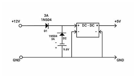 mini ups circuit diagram