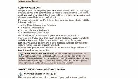 2004 Ford Explorer Owners Manual