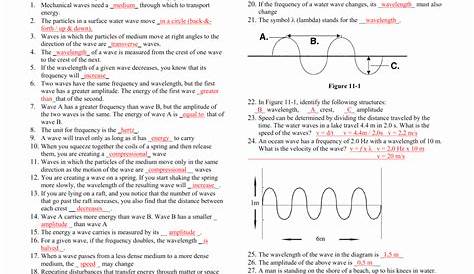 50 Waves Worksheet 1 Answers