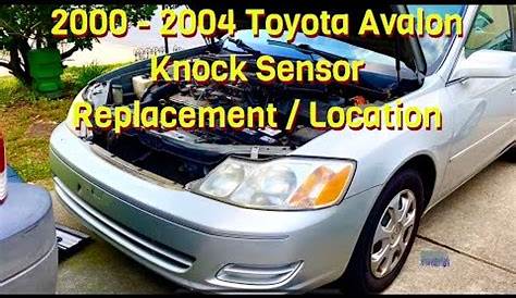 knock sensor on a 2002 toyota avalon