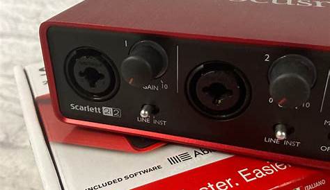 Focusrite 2i2 2nd Gen Interface w/ cable - Evolution Music