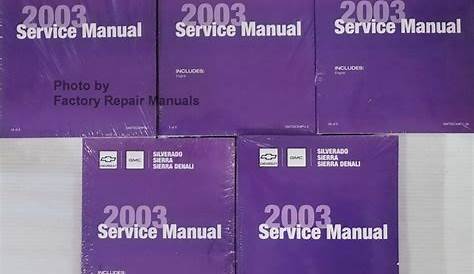 2004 silverado service manual