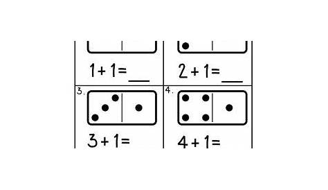 dominoes addition worksheet
