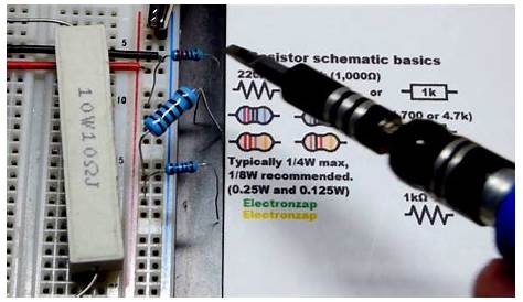 How to read schematic diagrams 01 resistor component basics for DIY