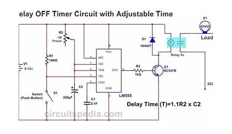 555 Delay OFF Timer circuit For Delay Before Turn OFF circuit | Circuit