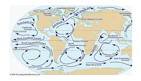 major ocean currents worksheet