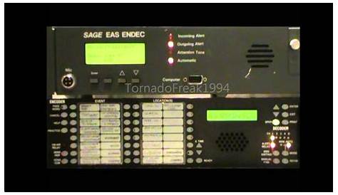 Sage ENDEC alert to TFT EAS911 - Demo EAS Alert - YouTube