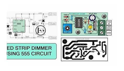 led dimmer circuit schematic