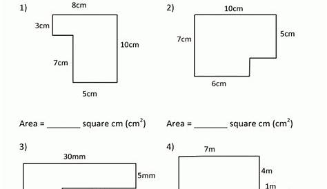 Area And Perimeter Worksheets (Rectangles And Squares) - Math