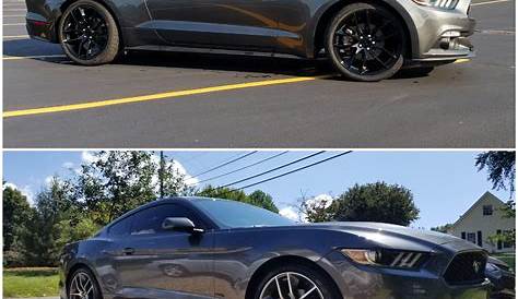 Finally upgraded rims black looks so much better : r/Mustang
