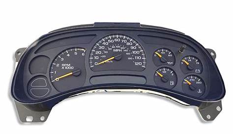 2004 Gmc Sierra Gauge Cluster