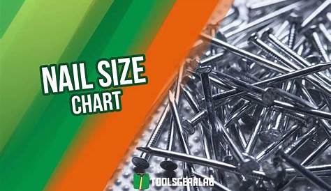 Nail Size Chart - Different Nail Sizes, Gauge and Diameters - ToolsGearLab