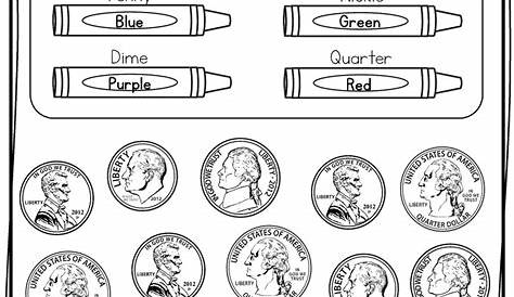 identifying coins worksheets