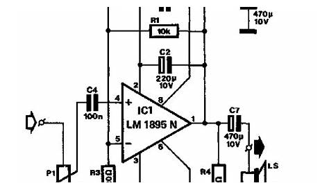 Mini Amplifier with IC LM1895N | Circuits-Projects