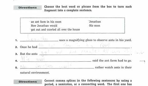 30++ 6Th Grade English Worksheets
