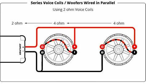 1 ohm 4 ohm dual voice coil wiring diagram