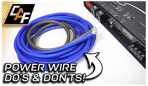 Car Audio Power Wire - Do's & Dont's For A BETTER SYSTEM!