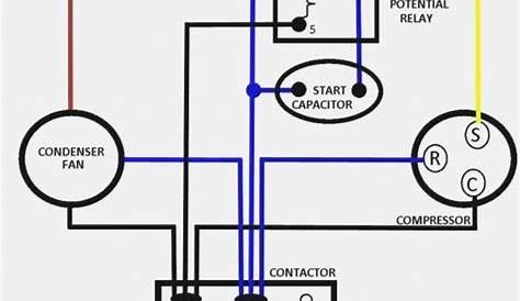 2 prong ac capacitor wiring diagram