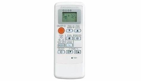mitsubishi ms16a remote control manual