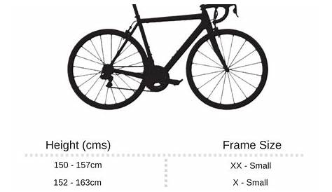 fuji road bike size chart