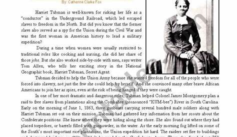Harriet Tubman Worksheets Pdf - Harriet Tubman Activity Harriet Tubman
