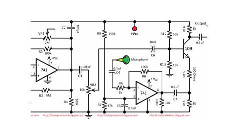 Hobby in Electronics: AM Transmitter Circuit Diagram Using 741 Op-amp