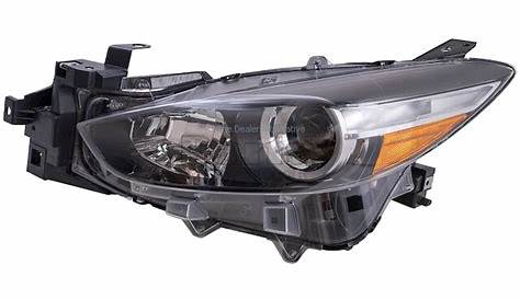 17 2017 Mazda 3 Headlight Assembly - Body Electrical - Action Crash, Anzo, Brock, DIY Solutions