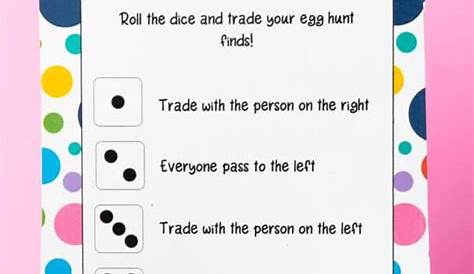 Free Printable Easter Dice Game - Play Party Plan