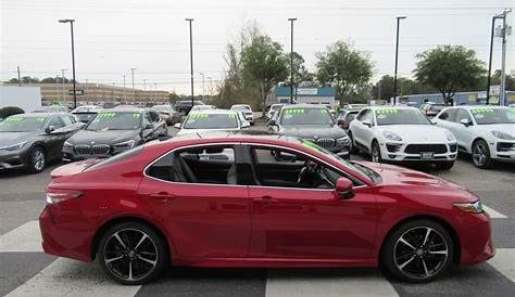 2019 Supersonic Red Toyota Camry XSE #136561925 Photo #3 | GTCarLot.com