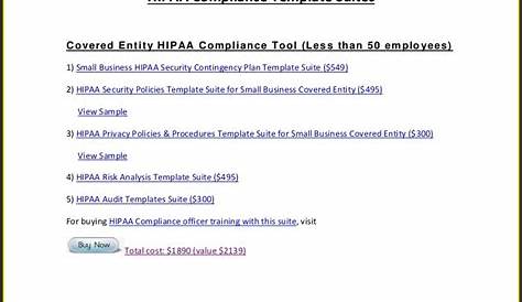 Hipaa Policy And Procedure Manual Template - Template 1 : Resume