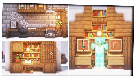 Minecraft - 25 Interior Design Inspiration & Tips! [Interior Decoration