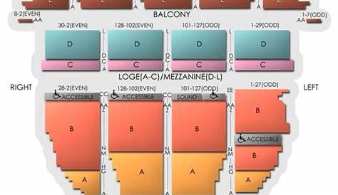 golden gate theater sf seating chart