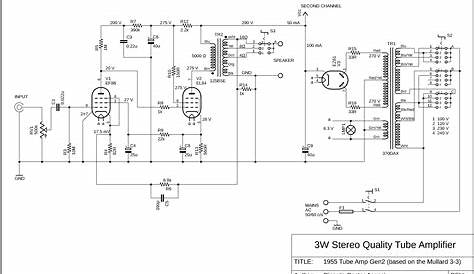 el84 single ended amplifier schematic