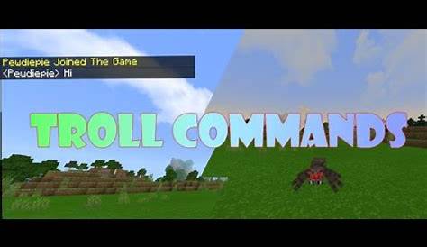 troll commands for minecraft
