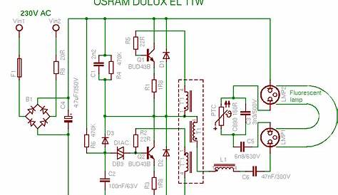 25 watt cfl circuit diagram