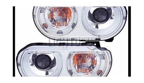2008-2013 Dodge Challenger Left Right Sides Pair HID Headlights